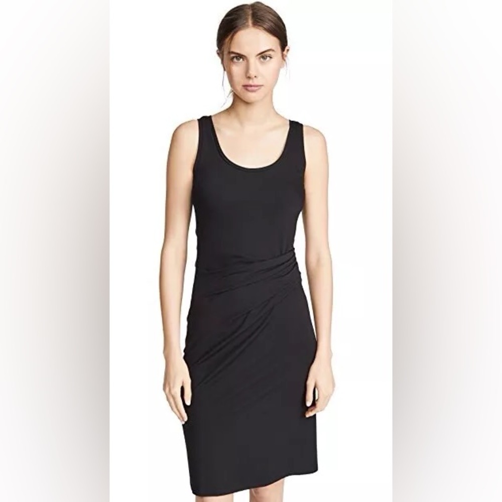 Theory ruched stretch jersey sleeveless dress, Size M